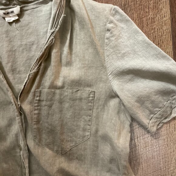 Helmut Lang SS shirts ** collar is not ripped it’s the style - Picture 4 of 4